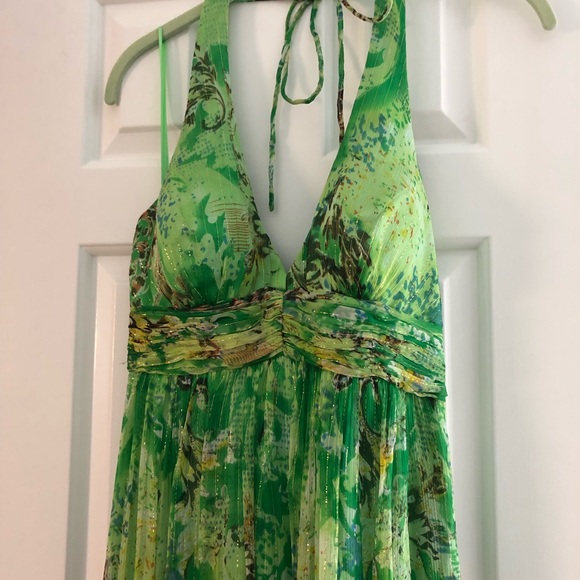 Sue Wong Stunning Full Length Halter Dress - Picture 4 of 7